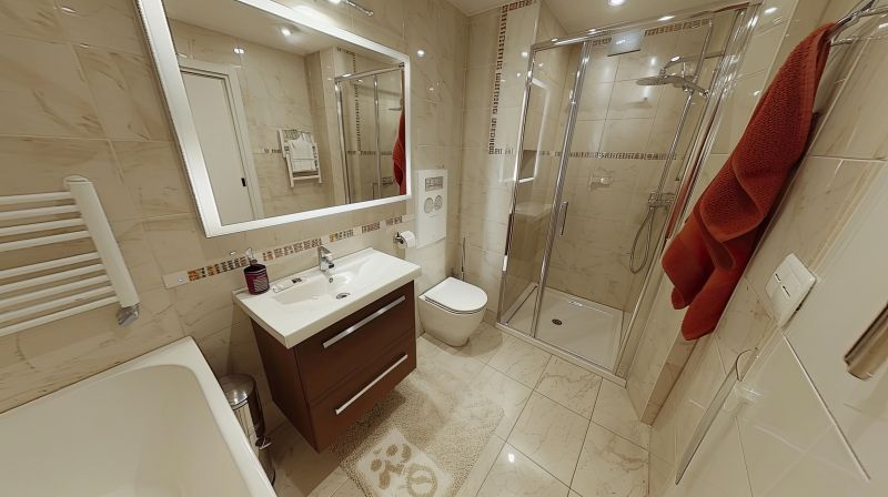Elegant Bathroom with Custom Storage
